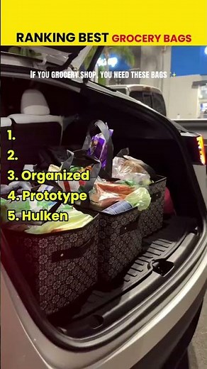 RANKING BEST GROCERY BAGS! 🛍️