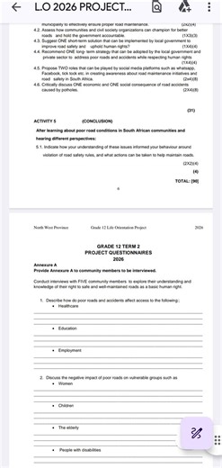 L.O 2026 PROJECT...4.2. Assess how communities and civil soci... | Filo