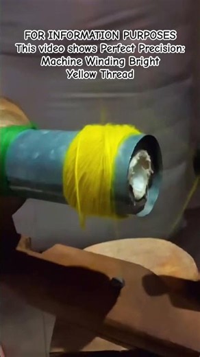 The Process of Winding Yarn is So Satisfying #TextileIndustry #Manufacturing #OddlySatisfying