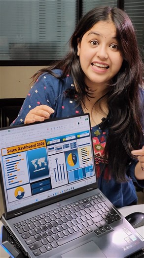 ✅ Dashboard Creation in Excel #excel#exceltraining #excel2025#exceltricks #excelcourse#exceltutorial