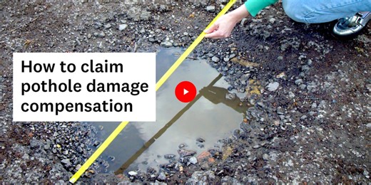 Watch: how to claim pothole damage compensation - Which?