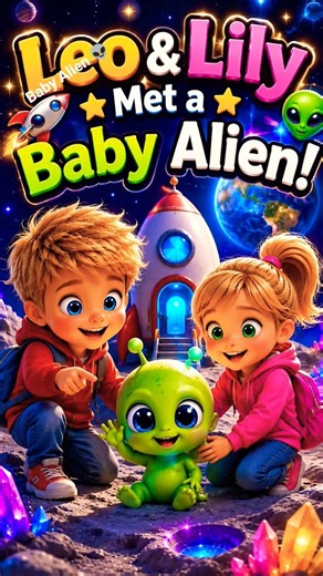 Baby Alien Adventure! 👽🚀 Leo & Lily | Kids Cartoon |#littleadventureworld #kidsstory#cartoonforkids