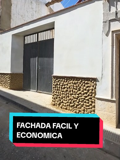 Cambio rápido y económico de fachada de ladrillo en casa sencilla