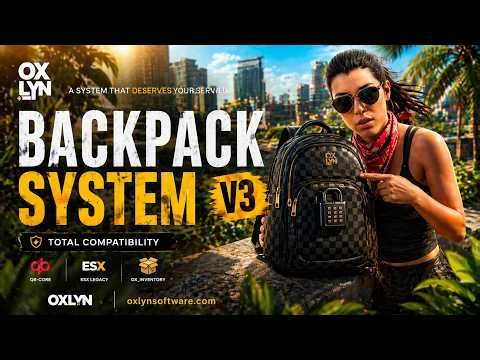 FiveM Script Backpack System 🎒 | ESX,QB AND QBOX!