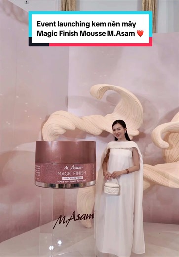 Recap 1 buổi event ra mắt sản phẩm nền mây Magic Finish Mousse của brand @M.Asam Việt Nam ❤️ Thật vinh dự khi N được trải nghiệm sớm em kem nền mây này, rất rất thích luôn í brand ơii 😘😘 #M_Asam #M_AsamVietnam #MagicFinishMousse #NenMay #MadeInGermany