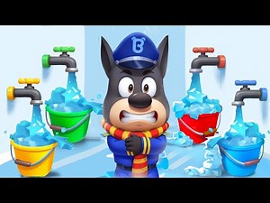 Learn to Stop Wasting Water | Good Habits | Kids Cartoon | Sheriff Labrador | BabyBus TV