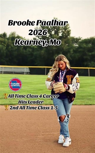 Brooke Paalhar, all time career hits leader state of Missouri, class 4&5