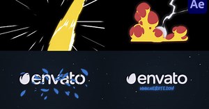 Explosion Logo Opener for After Effects