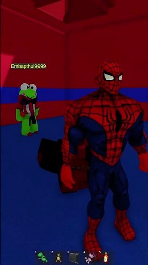 DEADPOOL vs SPIDERMAN 🕷️ #roblox #shorts