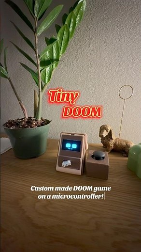 Tiny DOOM console 👾 - (Fully Solderless + custom made DOOM) #doom #retrogaming #arduino #maker