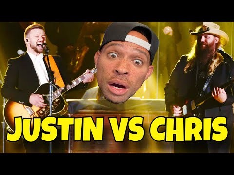 Chris Stapelton VS Justin Timberlake - Tennessee Whiskey Vs Drink you away - REACTION