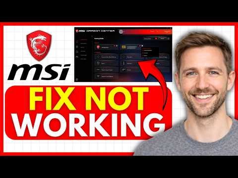 How To Fix MSI Dragon Center Not Working In Windows (EASY) 2026