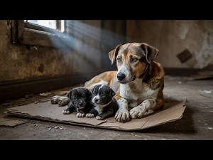 Close-Up of a Mother Dog Giving Birth to Adorable Puppies 🐶👶