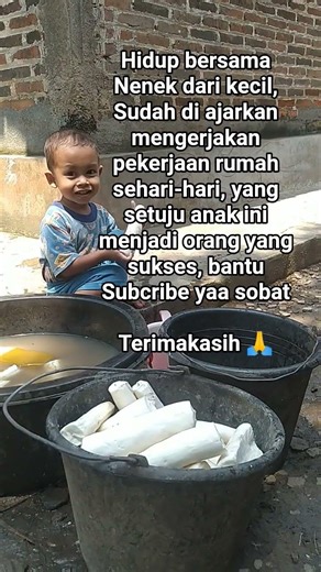 Part 13, bantu nenek bersihkan singkong untuk di kukus #fyp #shorts #balita #toodler #mandiri