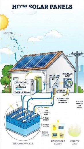 How Solar Panels Turn Sunlight to Electricity