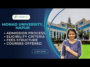 Monad University Hapur Review: Fees | Courses | Eligibility | Admission! #college #monaduniversity