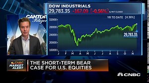 Cantor Fitzgerald's Eric Johnston: We're going to see a \"small sell-off over the next few weeks\"