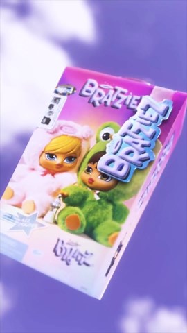 Bratz Bratziez Iconz Series Plush Blind Box with Charm Clip and Accessory, Collectible Characters