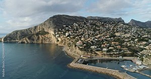 Residential houses in the touristic town of Calp in Alicante Spain