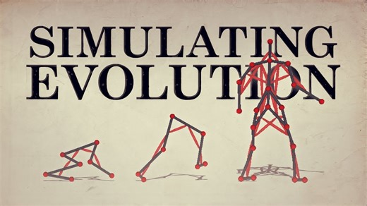 Simulating evolution with video games