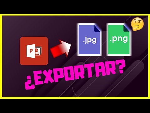 Como exportar imágenes o diapositivas desde PowerPoint (alta resolución) | JAU TU