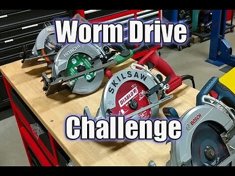 Hitachi C7WDM vs Skilsaw vs Bosch vs Ridgid 7-1/4" Worm Drive Challenge