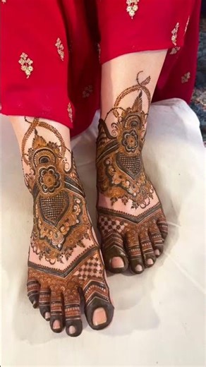 Beautiful leg mehndi design 🩷#legmehndidesign #mehndi #henna #trending #viral #yt