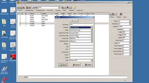Sketchup CabMaker 32 Tutorial