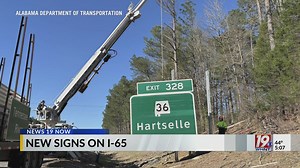 New signs on I-65 | March 17, 2026 | News 19 at 5:00