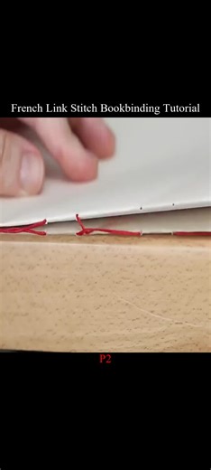 French Link Stitch Bookbinding Tutorial P2