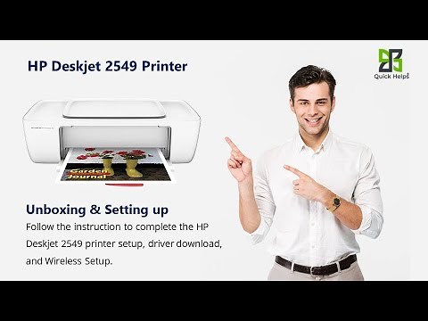 HP Deskjet 2549 printer setup | Unbox HP Deskjet 2549 printer | Wi-Fi setup