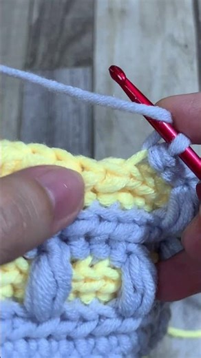 DON’T MISS THIS! THIS CROCHET STITCH LOOKS SO CLEAN AND NEAT #shorts #crochet #crochetpattern