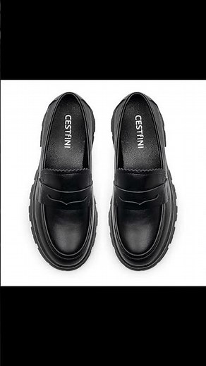 Cestfini Platform Loafers for Women Styling Tip