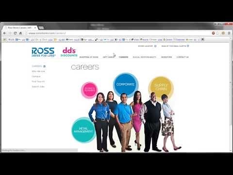 Ross Application Online Video