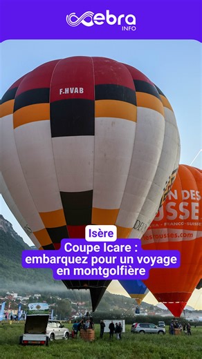 La Coupe Icare est le plus grand rassemblement de vol libre au monde. Il se tient jusqu'à dimanche au Plateau des Petites Roches, en Isère, et réunit des dizaines de milliers de personnes. Wingsuits, deltaplanes... mais aussi de majestueuses montgolfières. Embarquez à bord de l'une d'elles, au petit matin, pour admirer le Mont-Blanc et la beauté des Alpes. | Le Progrès