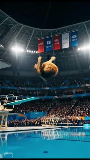 Lion Performs Backflip Like a Pro Olympic Diver! 😲