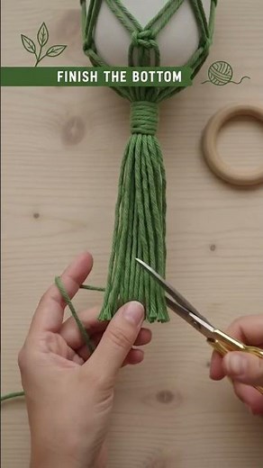 "Easy Crochet Plant Hanger 🌿 | Beginner Step-by-Step Tutorial | DIY Home Decor"