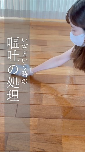 嘔吐の掃除方法と感染対策のポイント