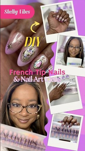 BTARTBOX French tips in 5 minutes (no mess!) #nailtutorial #frenchtips