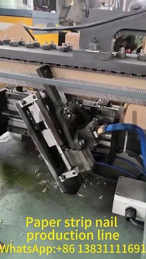 paper strip nail production line