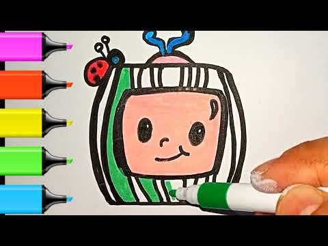 Cocomelon Intro Drawing Art For kids #Cocomelon #cocomelonintro #drawing #art #creativekids #color