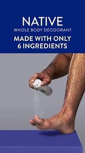 Aluminum free whole body deodorant with only 9 ingredients | Native