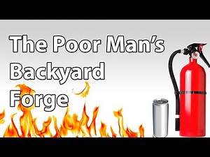 Lifehack: Poor Man's Backyard Forge (How to melt aluminum in your own backyard!!!)