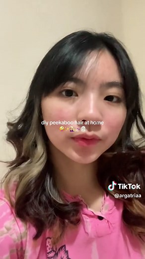DIY Peekaboo Hair at Home Tutorial
