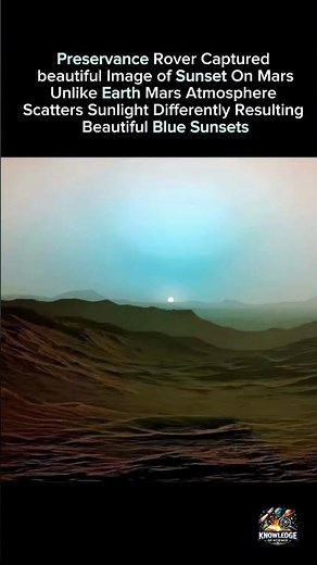 NASA Released A Picture Of Sunset on Mars #astronomy #space #astronomyfacts #mars #nature