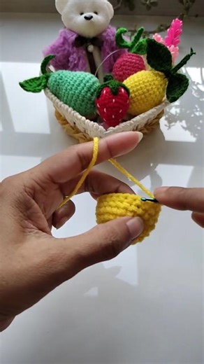 🍋Easy Cute Crochet Lemon 🍋 # Beginner Friendly Amigurumi Pattern
