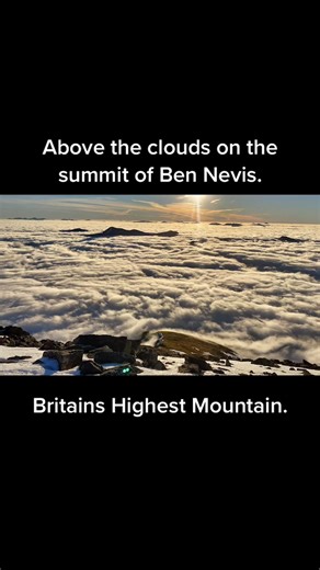 Scenic Views from Ben Nevis in Scotland