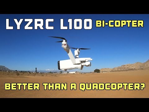 Dual Rotor Bi-Copter LYZRC L100 Review and Test