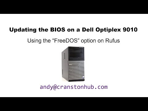 Dell Optiplex 9010 BIOS Update using Rufus and FreeDOS