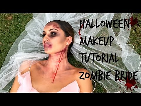 Easy Halloween Makeup Tutorial | Zombie Bride